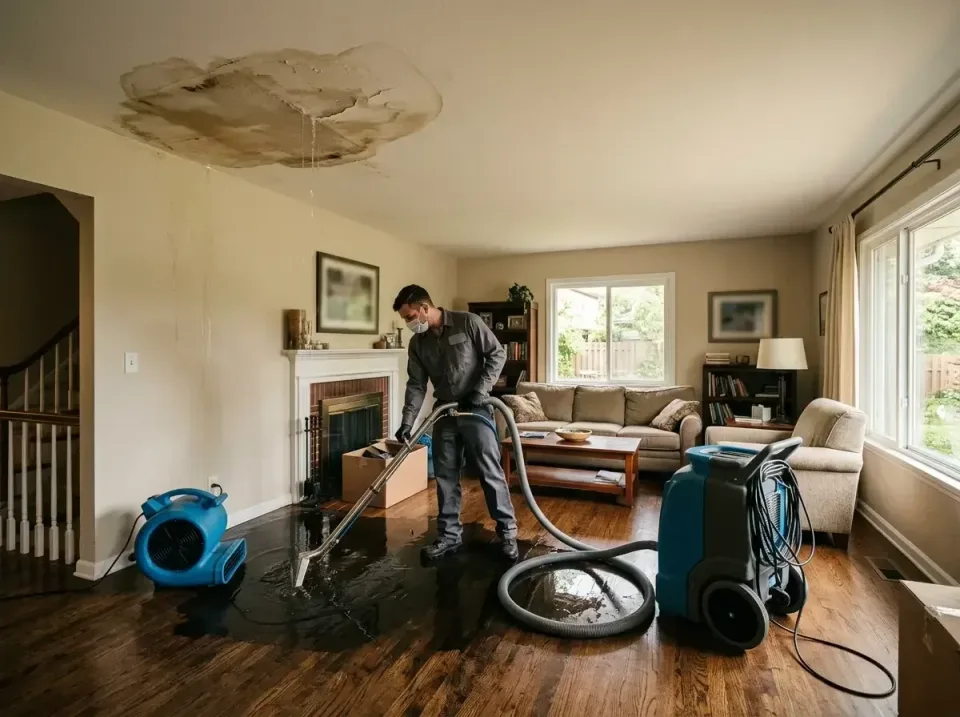 attic-pipe-burst-ceiling-drip-008 — frequently asked questions, Water Damage Restoration & Carpet Care in Oneida, NY